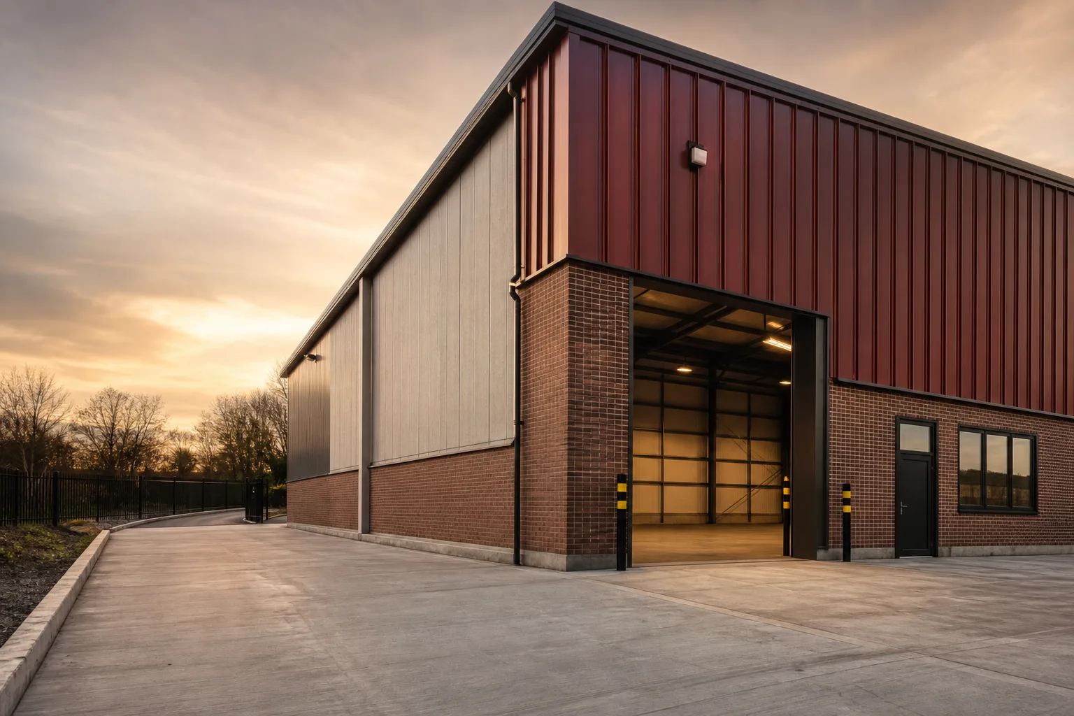 An industrial unit being purchased with a commercial mortgage, where the deposit is the borrower's equity stake