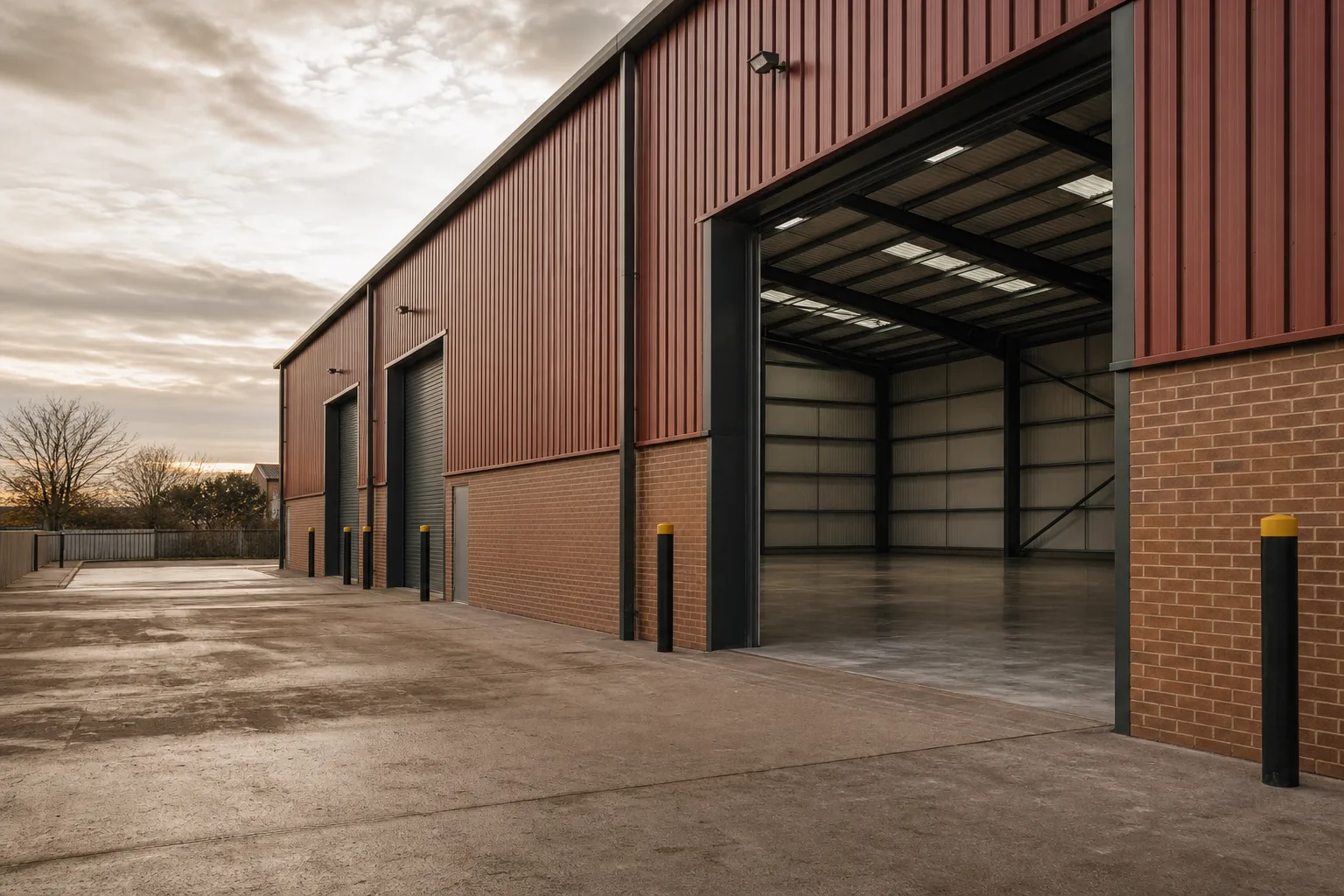 An empty industrial unit between lettings, still incurring rates, insurance and service charge while it earns no rent