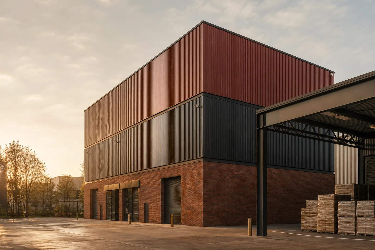 The capital stack on an industrial development showing senior debt at the base, mezzanine in the middle and equity at the top