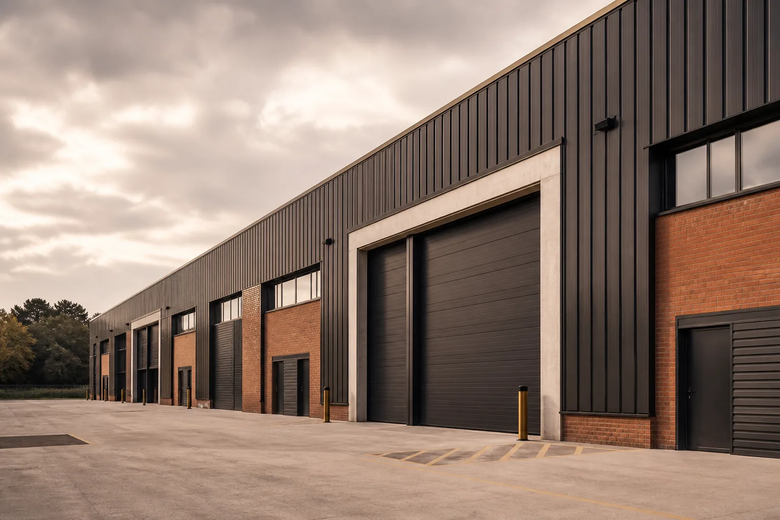 An industrial unit that could be financed either as owner-occupier premises or as a let investment, depending on who occupies it